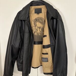 James Jean vintage leather jacket
